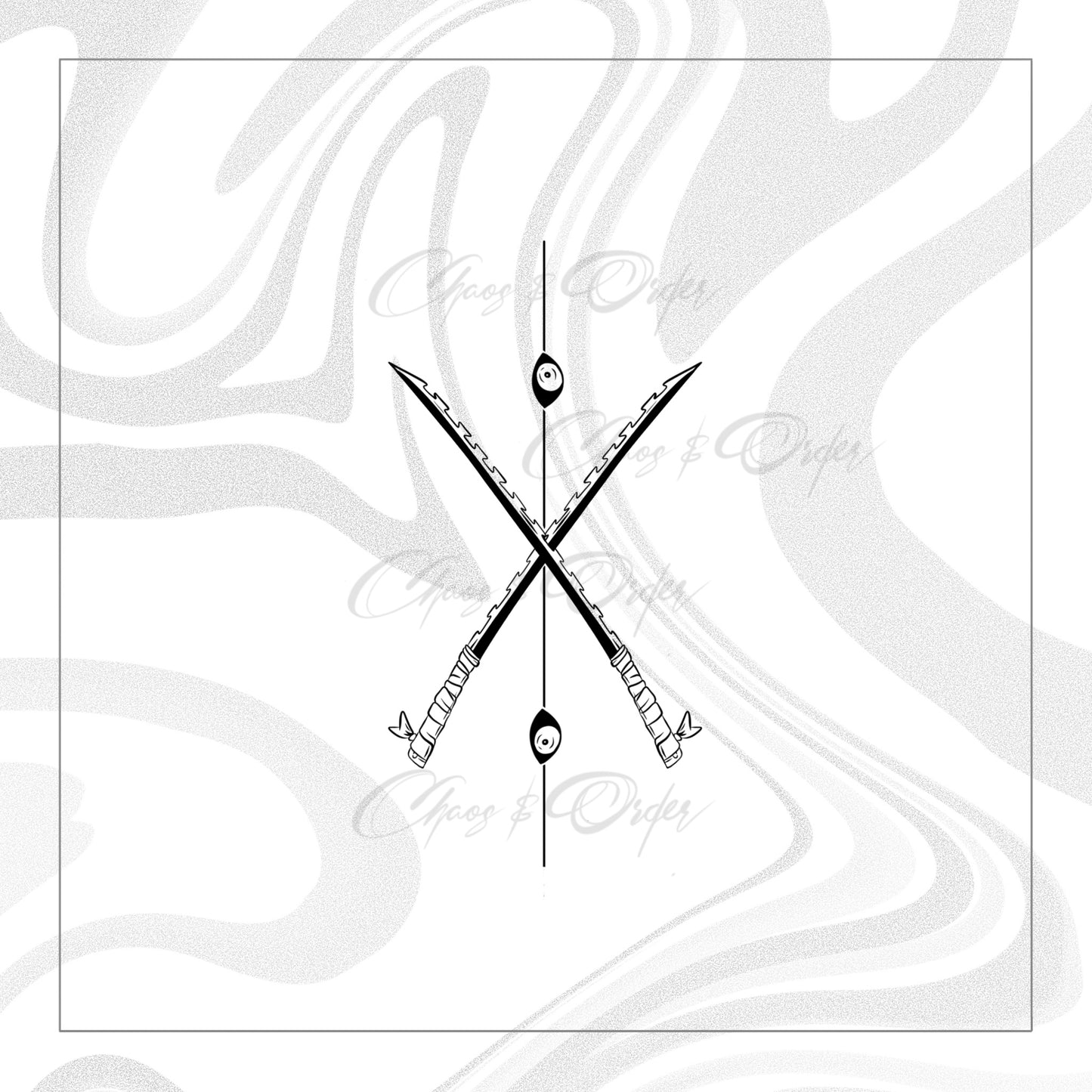 Demon Slayer - Inosuke crossed blades