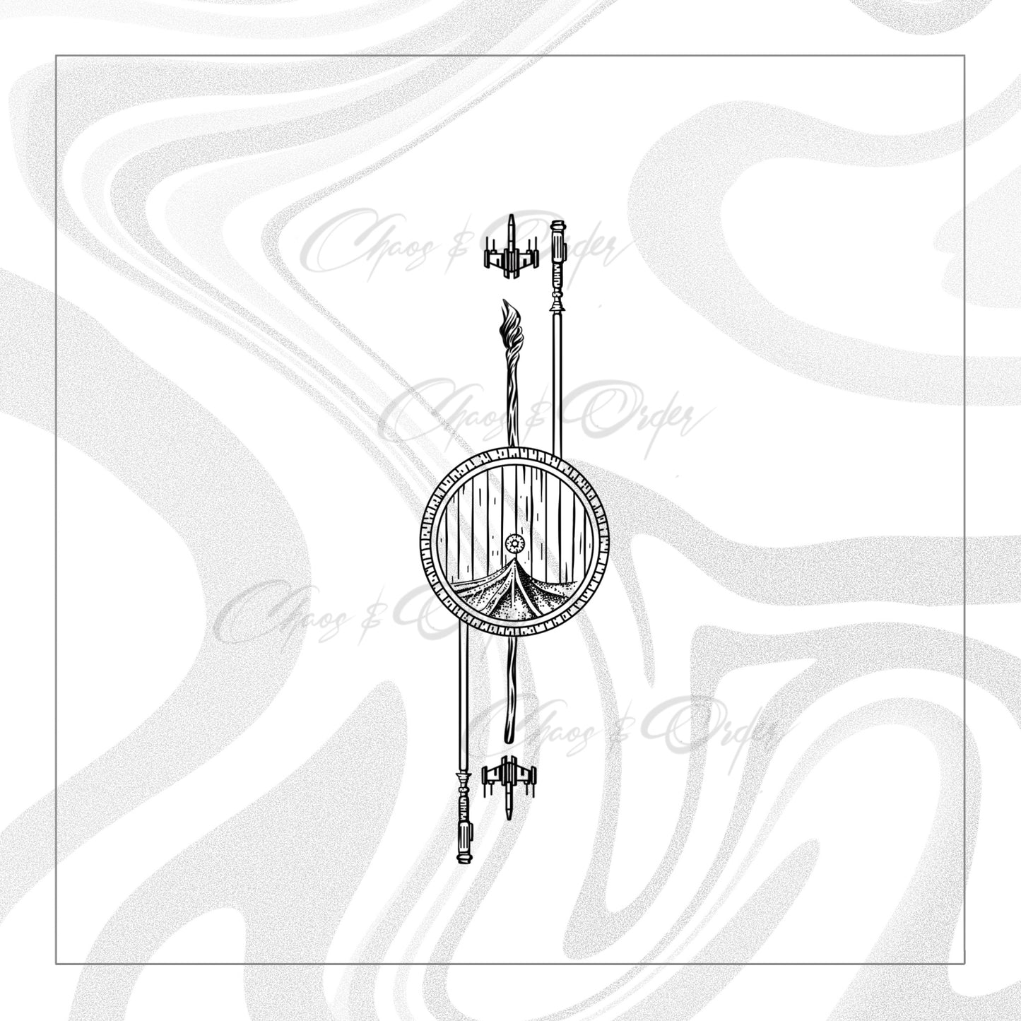 Star wars / Lord of the rings - mixed design 1