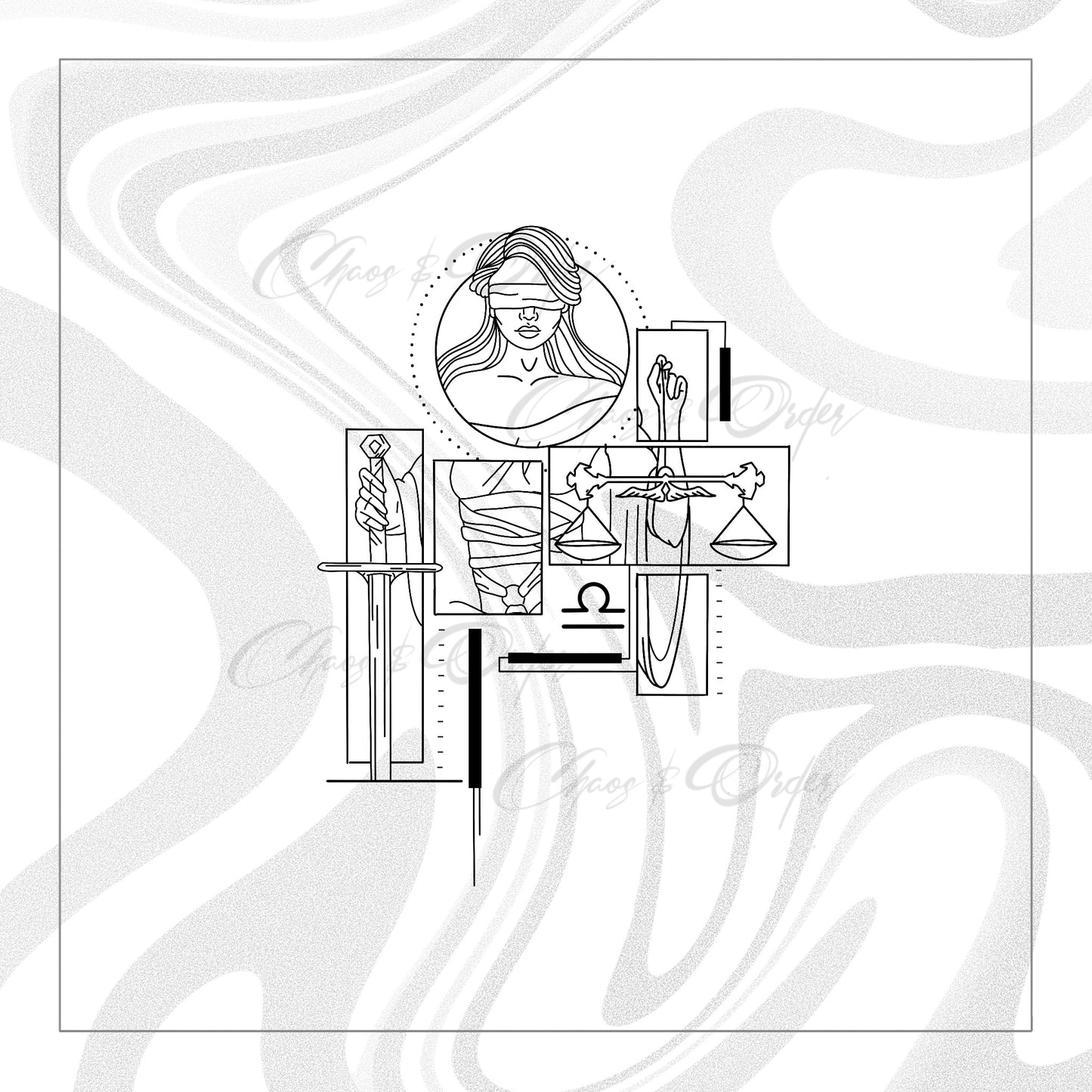 Libra - geometric concept