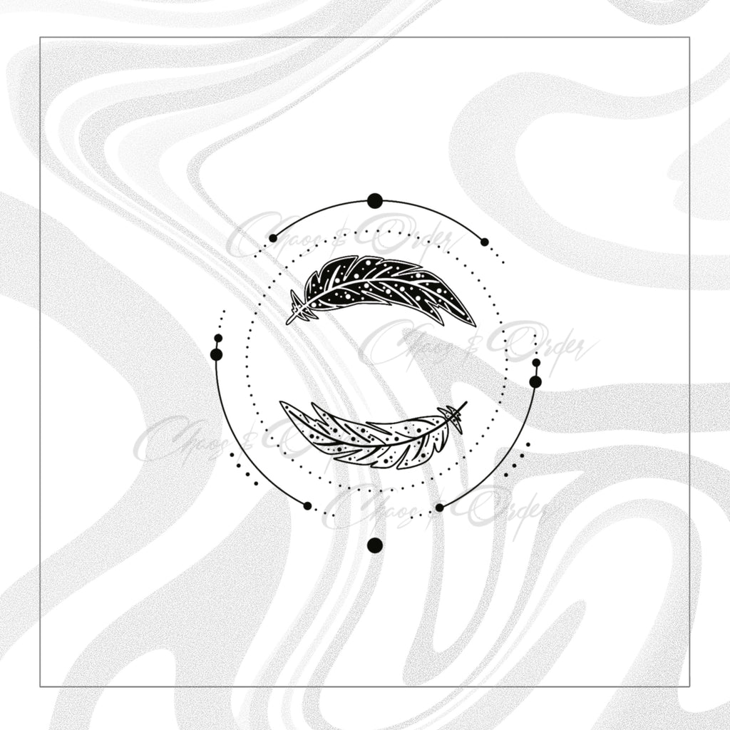 Feathered Harmony - Circle