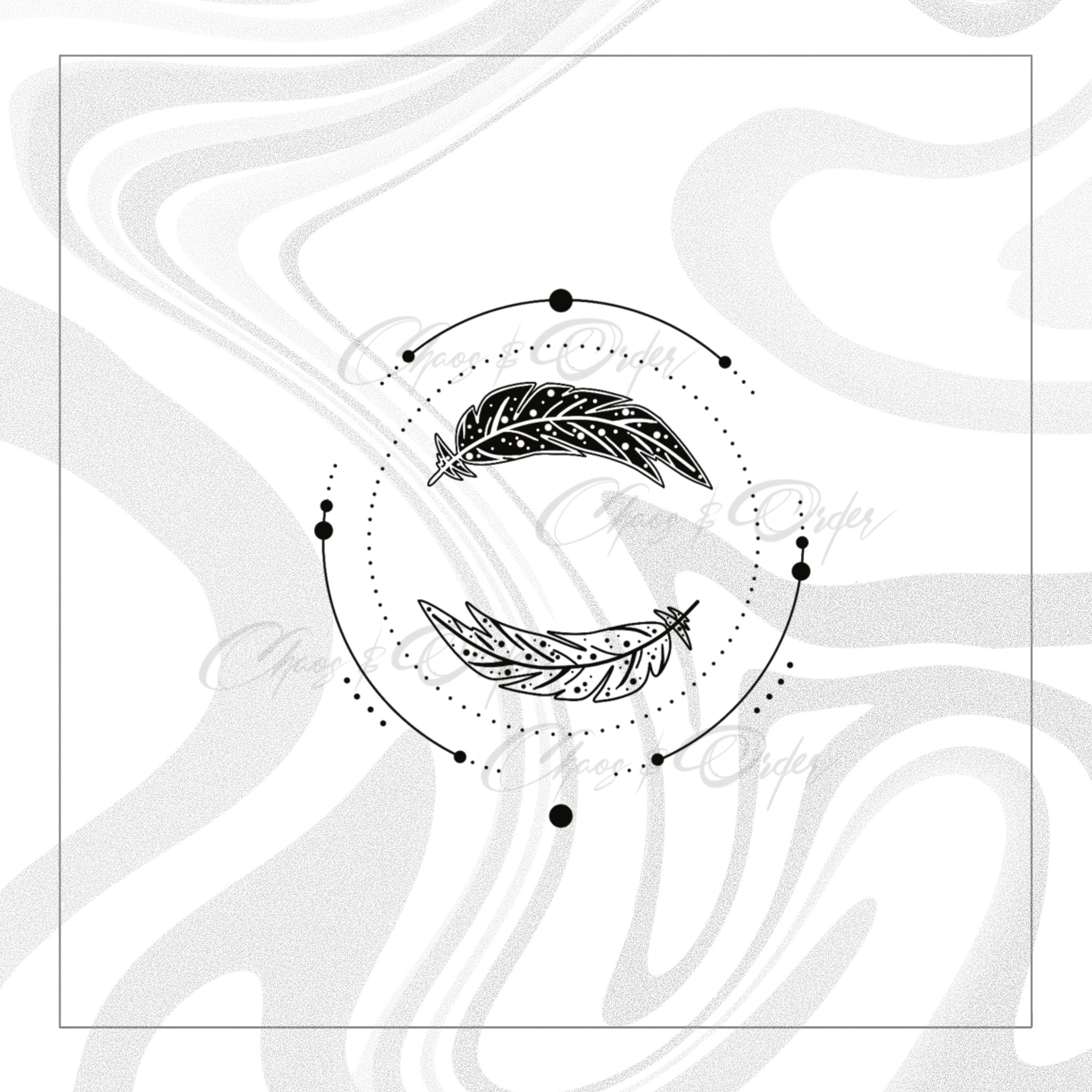 feathered harmony - circle