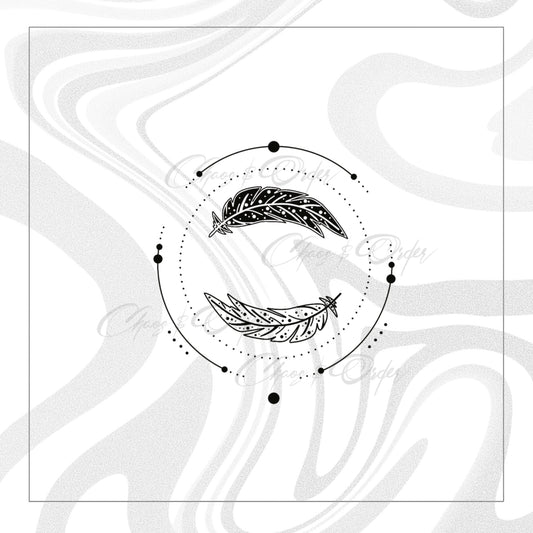 feathered harmony - circle